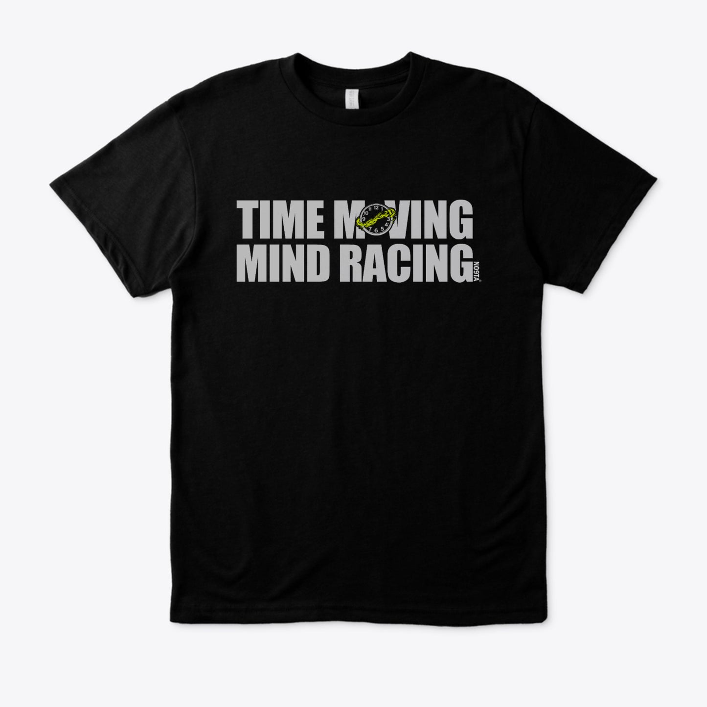 Time Moving, Mind Racing – Minimal Street Hoodie