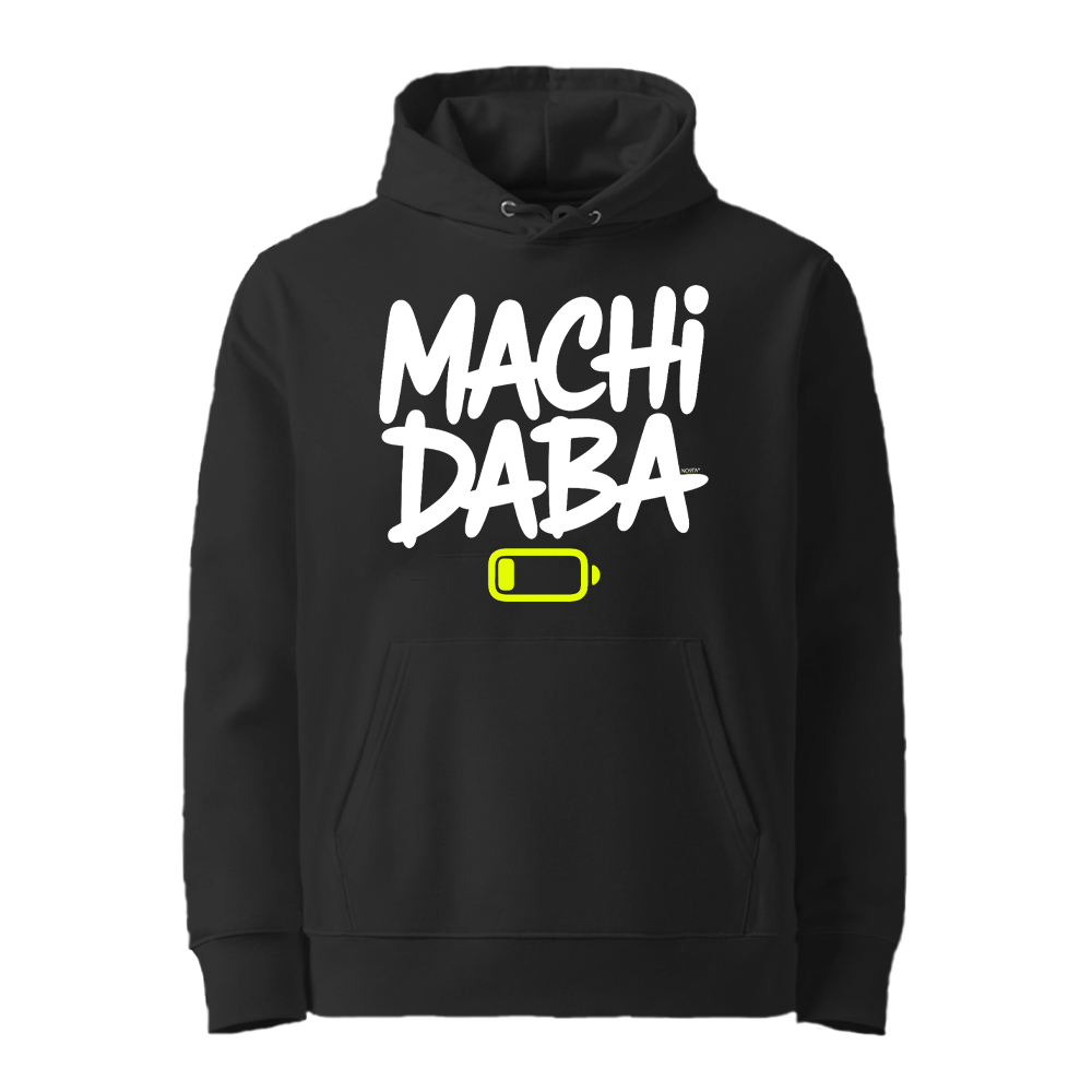 MACHI DABA – Low Battery Hoodie | Moroccan Streetwear