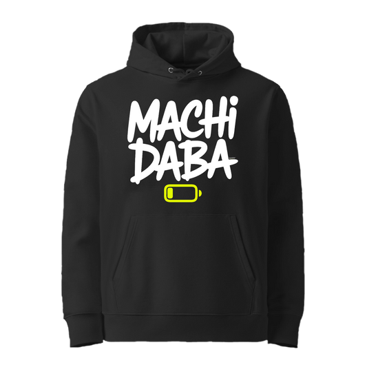 MACHI DABA – Low Battery Hoodie | Moroccan Streetwear