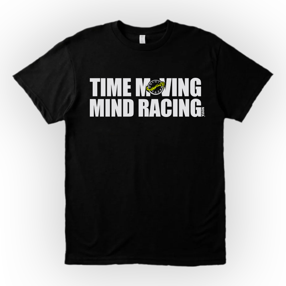 Time Moving, Mind Racing – Minimal Street Hoodie