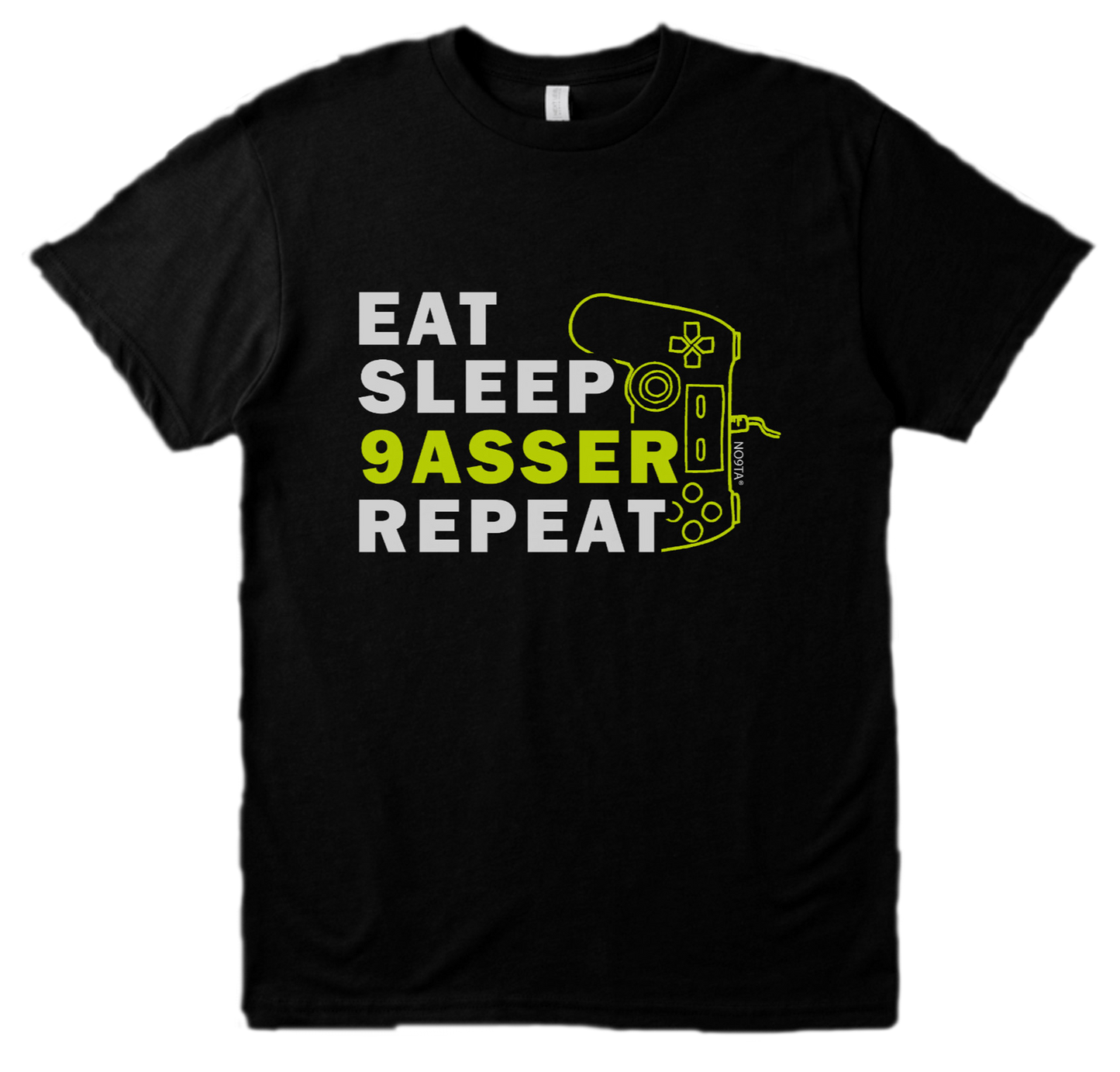 Eat Sleep 9assar Repeat T-shirt – Funny Moroccan Streetwear
